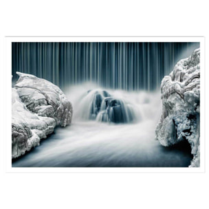 Affiche ""Cascade de glace"" Affiche seule