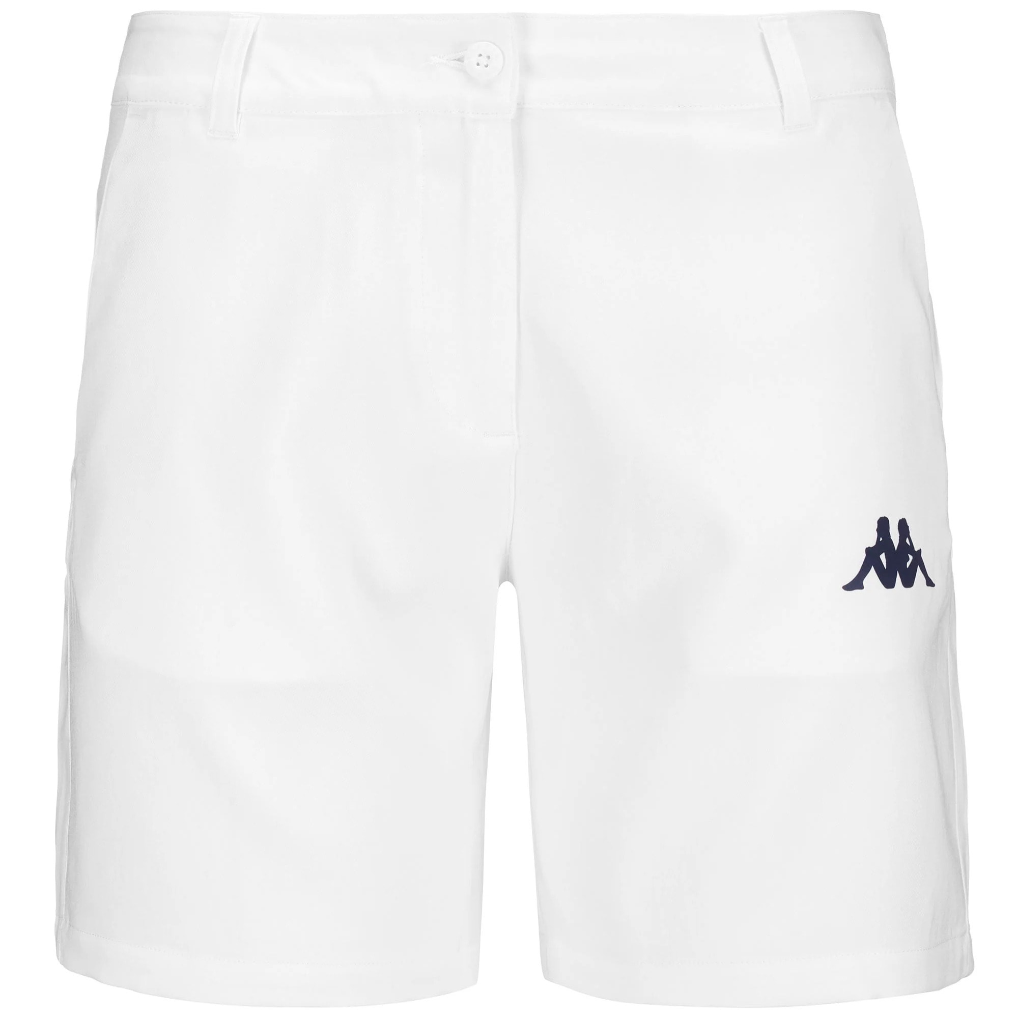 Pantaloni Corti Kappa Donna Louisiana Bianco