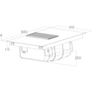 Table induction aspirante ELICA NIKOLATESLA PRIME PRO 83 recyclage