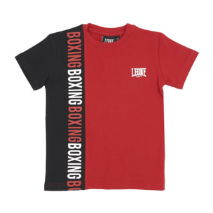 Camiseta infantil Junior Class vertical bicolor manga corta