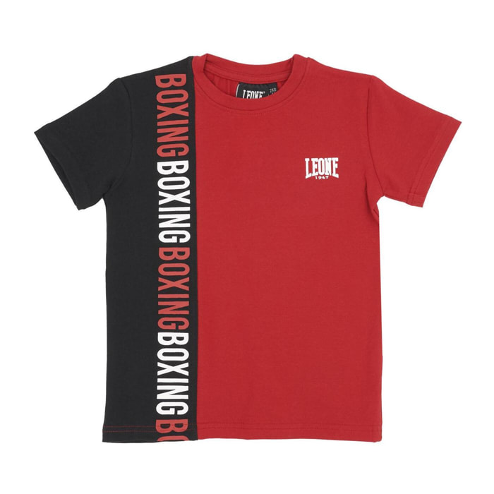 Camiseta infantil Junior Class vertical bicolor manga corta