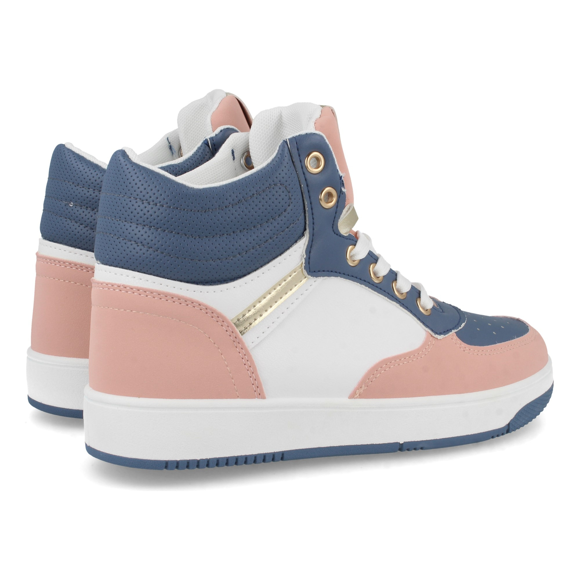 Zapatilla Abotinada Multicolor con Cordones