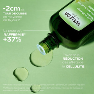 WELEDA - Coffret Minceur (Huile de Massage Minceur 200 ml + Crème de Douche Gommante 150 ml au Bouleau + Rouleau Massant)