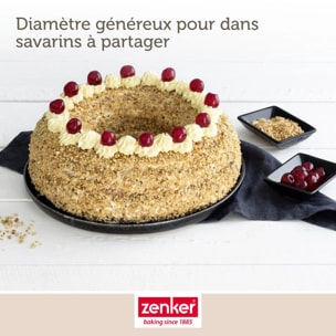 Moule à savarin 28 cm Zenker Black Metallic
