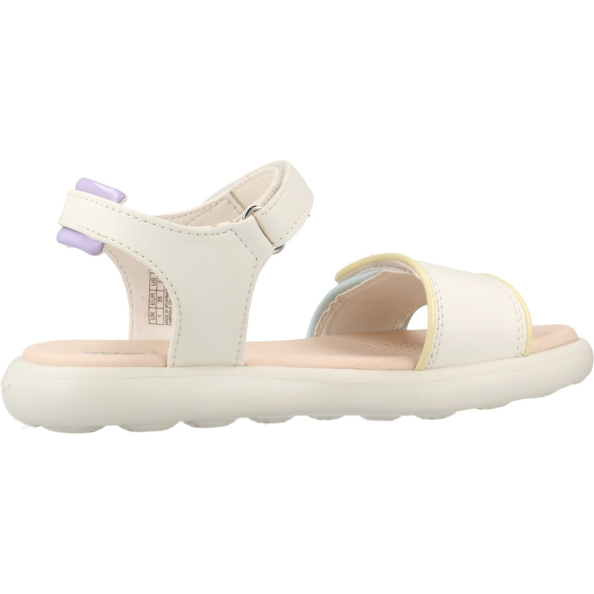 Sandalias Niña de la marca GEOX  modelo J SANDAL PUFFYPOP BLANCO