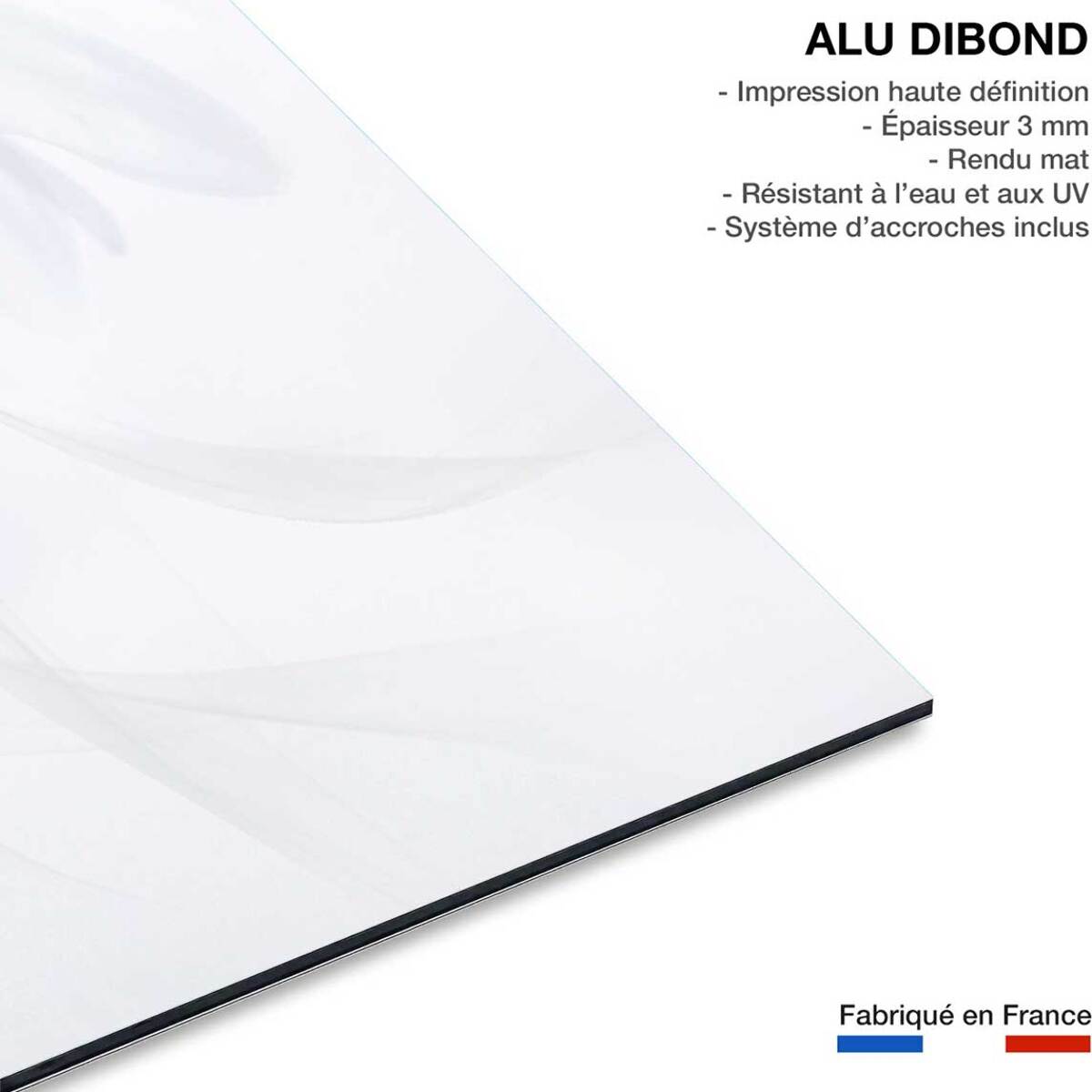 Tableau fleurs serenity  Tableau alu Dibond