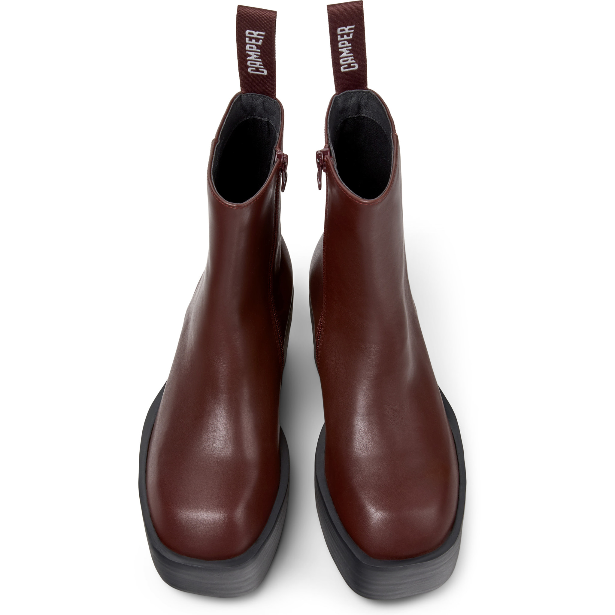 Stivaletti - CAMPER Billie - Bordeaux - Pelle liscia