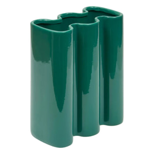 Vase Flow vert H25,3cm