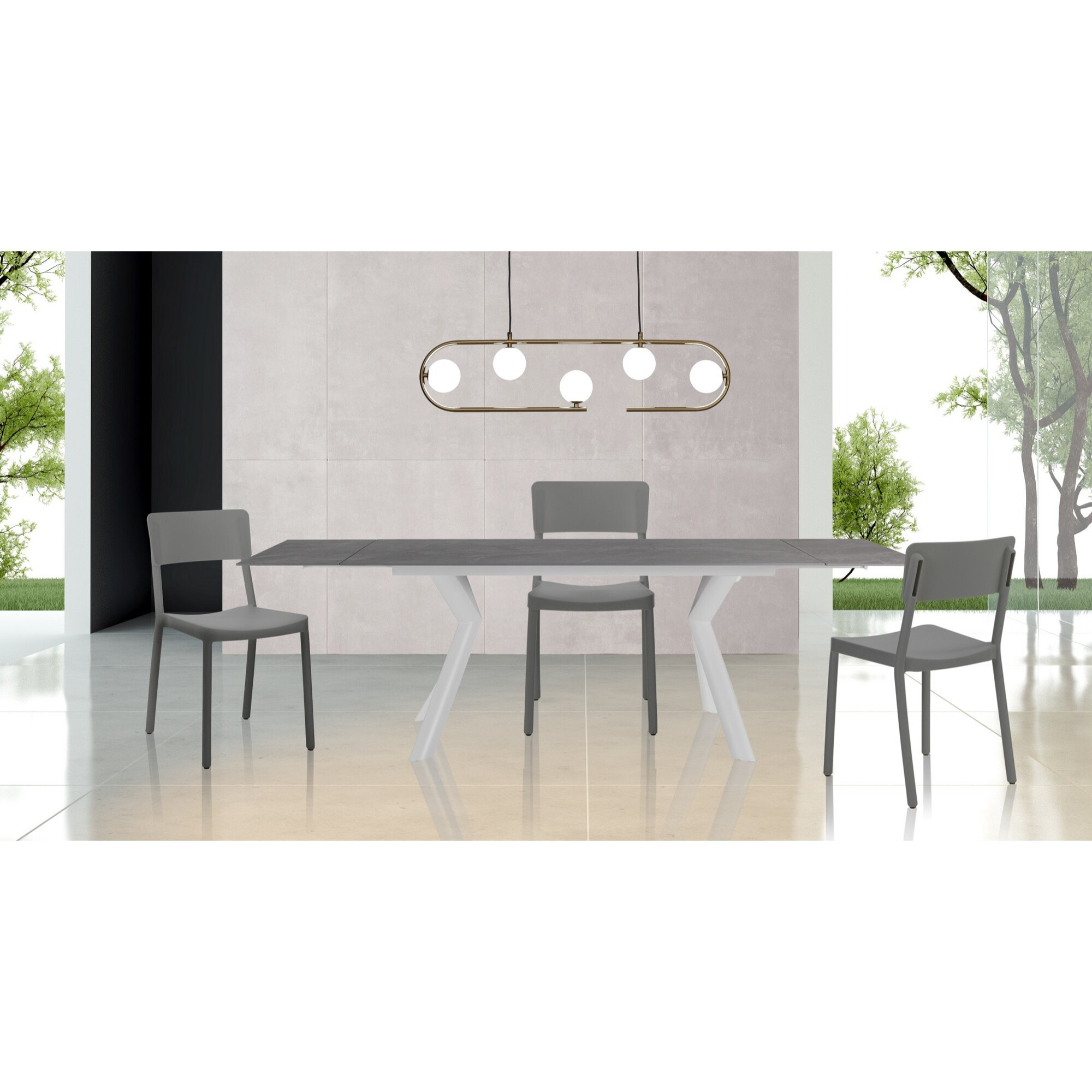 Tomasucci MOLLY 1 table extensible Gris