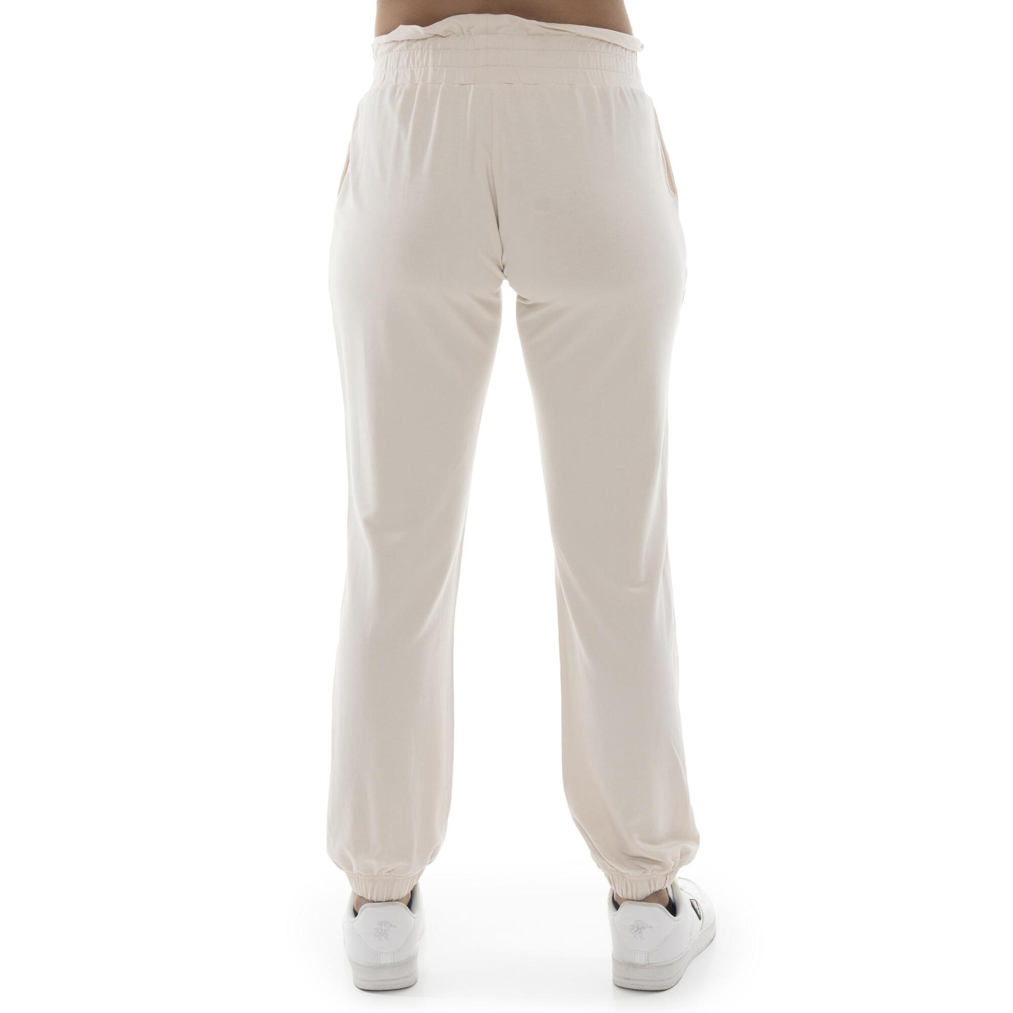 Pantalón de mujer Leone Spring Vibes de algodón sin forro polar