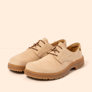 Zapatos N5259 NOBUCK CREAM / NOMADA color Cream
