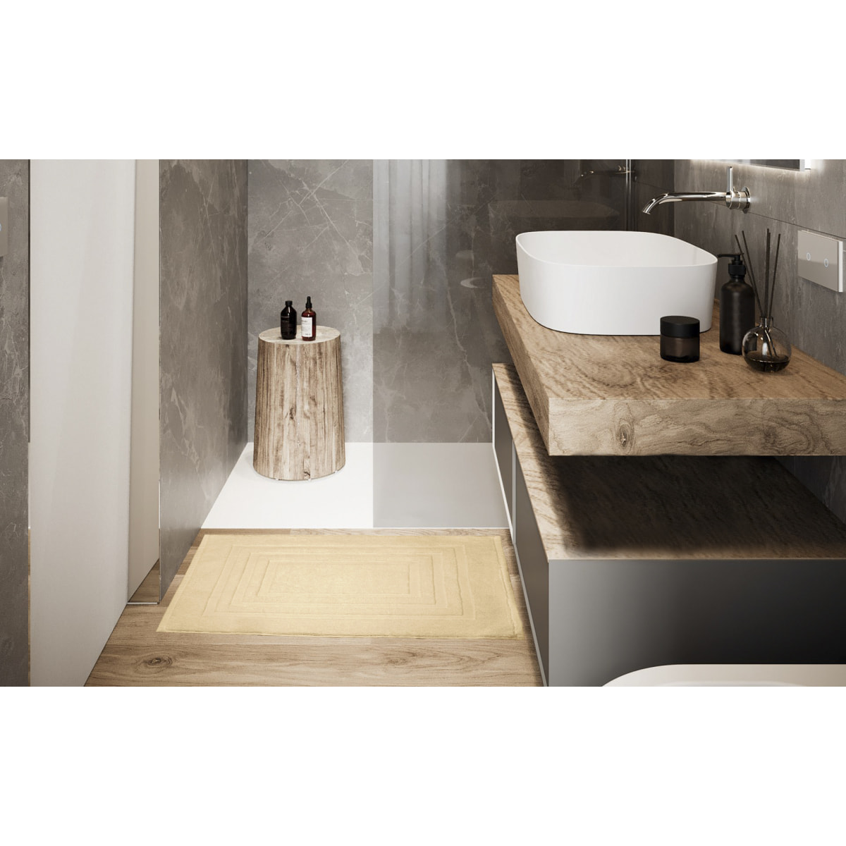 TAPPETO BAGNO SOPHIE CAFFELATTE