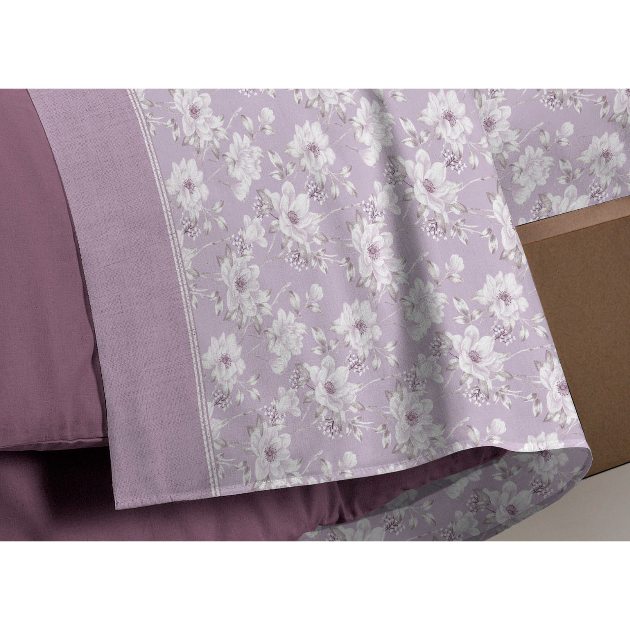 Completo Lenzuola In Calda Flanella Made In Italy Linea Europa Marsiglia Rosa