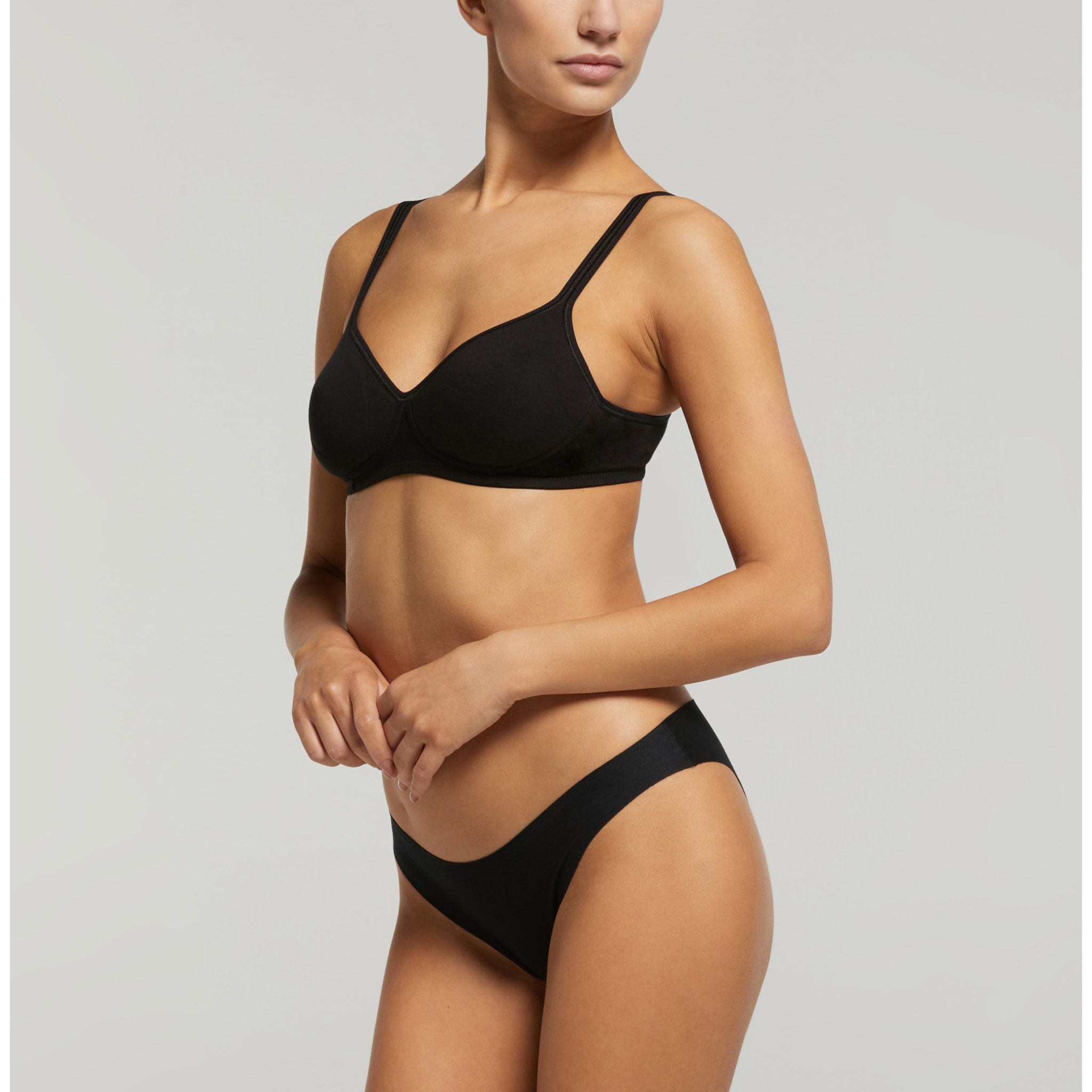 Reggiseno cotone lunetta