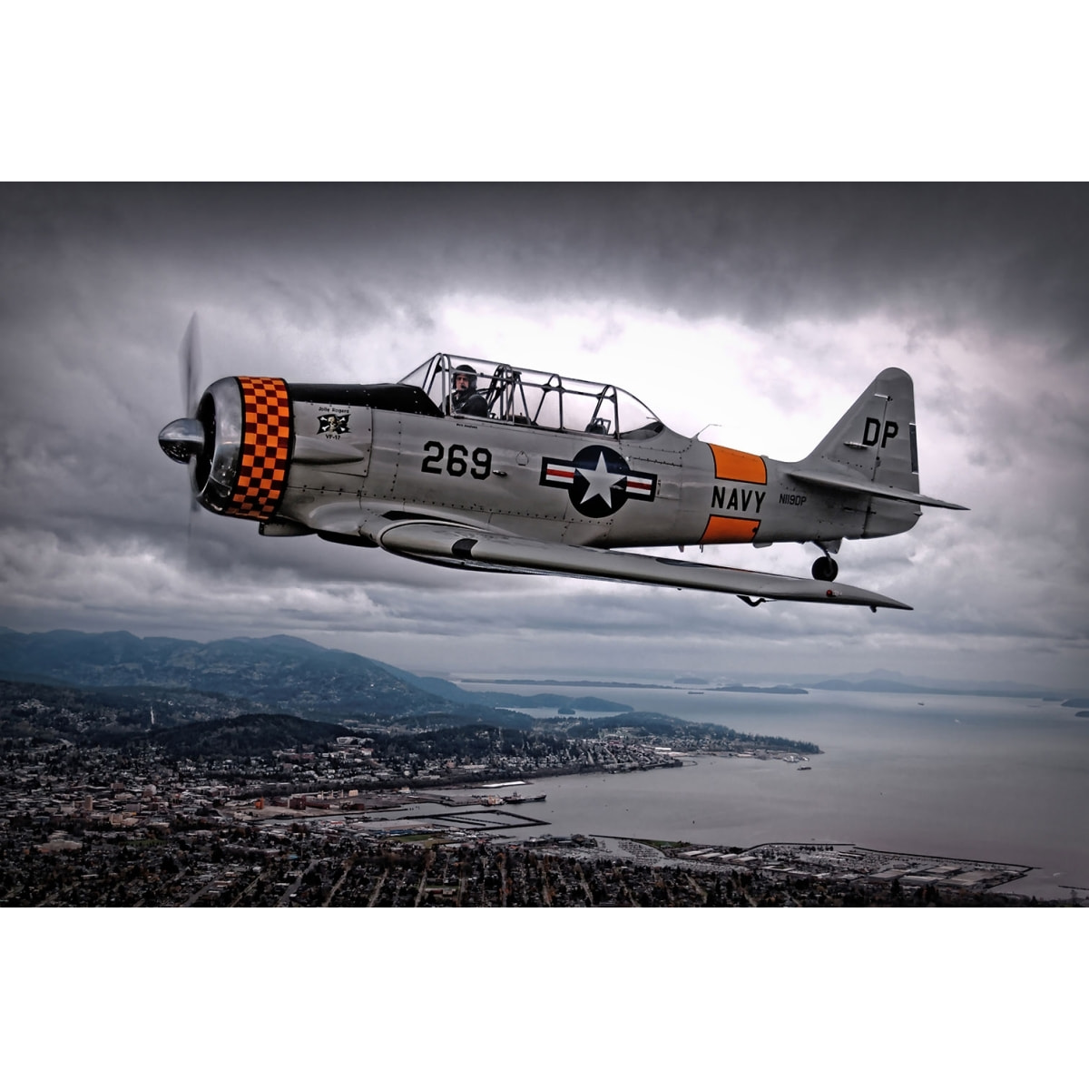 Tableau navy in the sky Tableau plexiglas