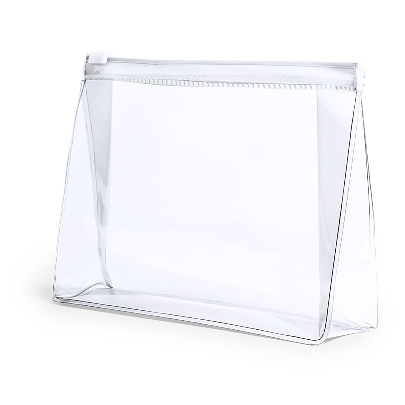 Beauty case da viaggio in PVC trasparente