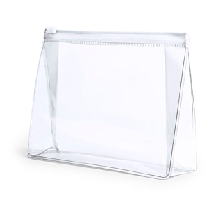 Beauty case da viaggio in PVC trasparente