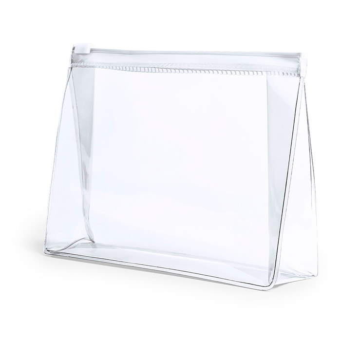 Beauty case da viaggio in PVC trasparente