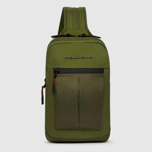 Piquadro Sling bag for iPad®mini in recycled fabric