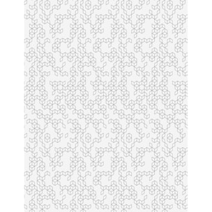 Papier peint carré blanc Intissé