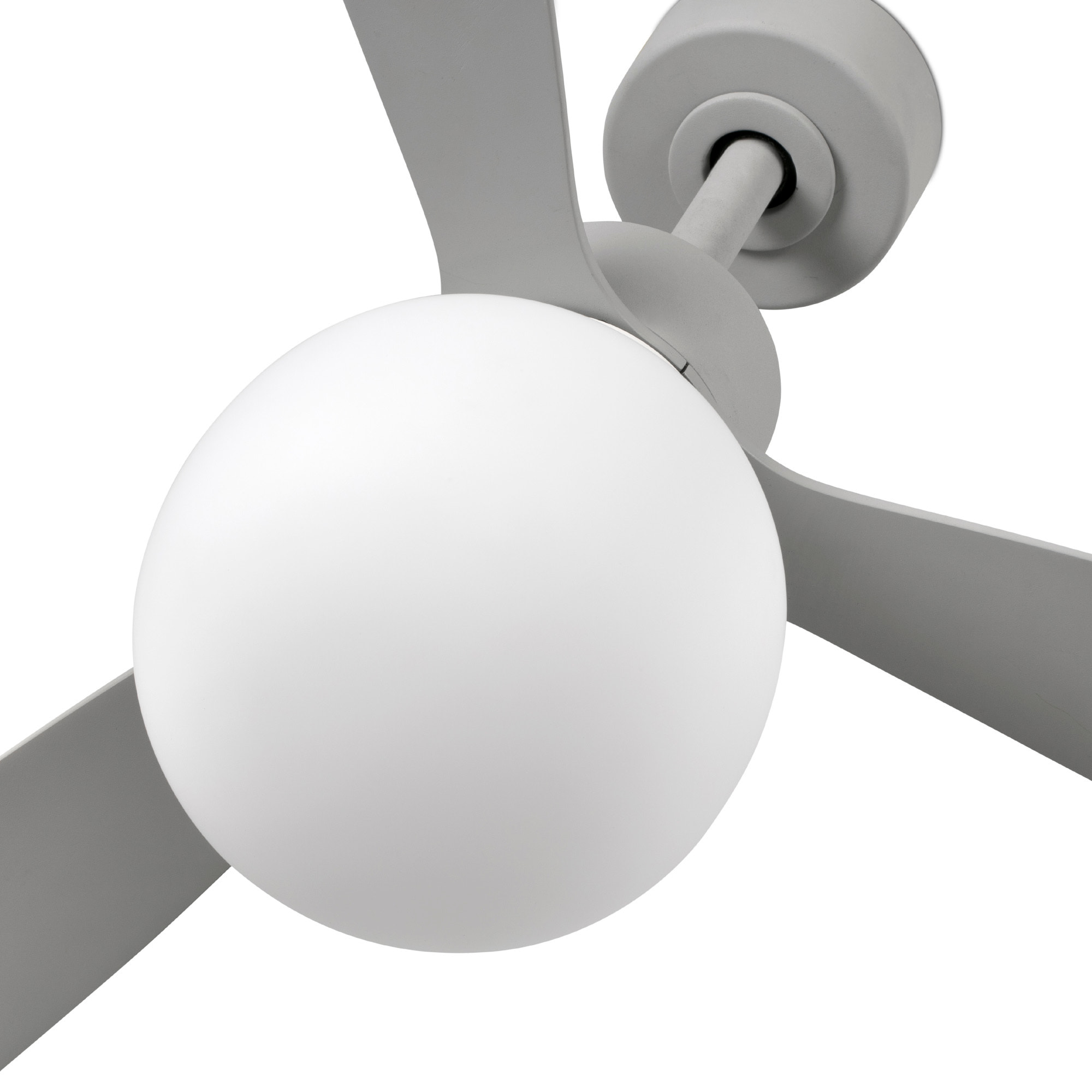 AMELIA L BALL LED ventilatore da soffitto grigio