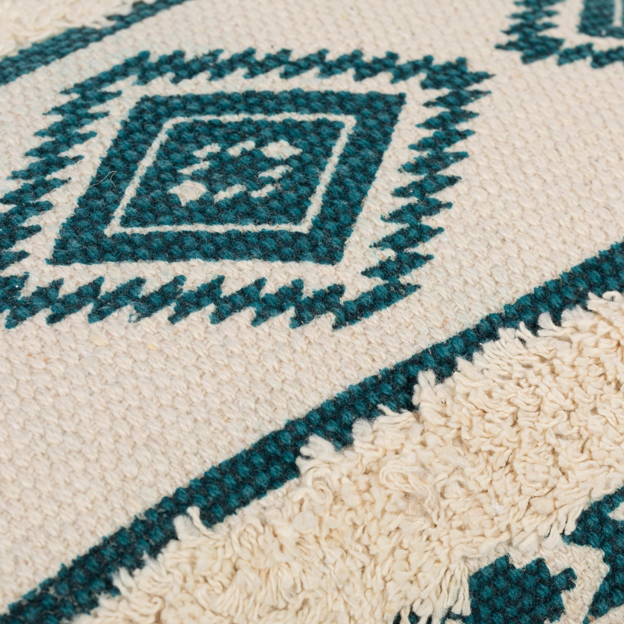 Cuscino rettangolare cotone 30x50 Abad verde - federa+imbottitura