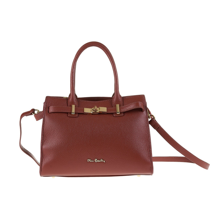 Borsa a mano da donna Made in Italy - Modello Eirian Nova - 100% pelle - 27.0 x 20.5 x 10.0 cm