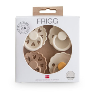 Frigg Pack 4 Chupetes Silicona Mixed