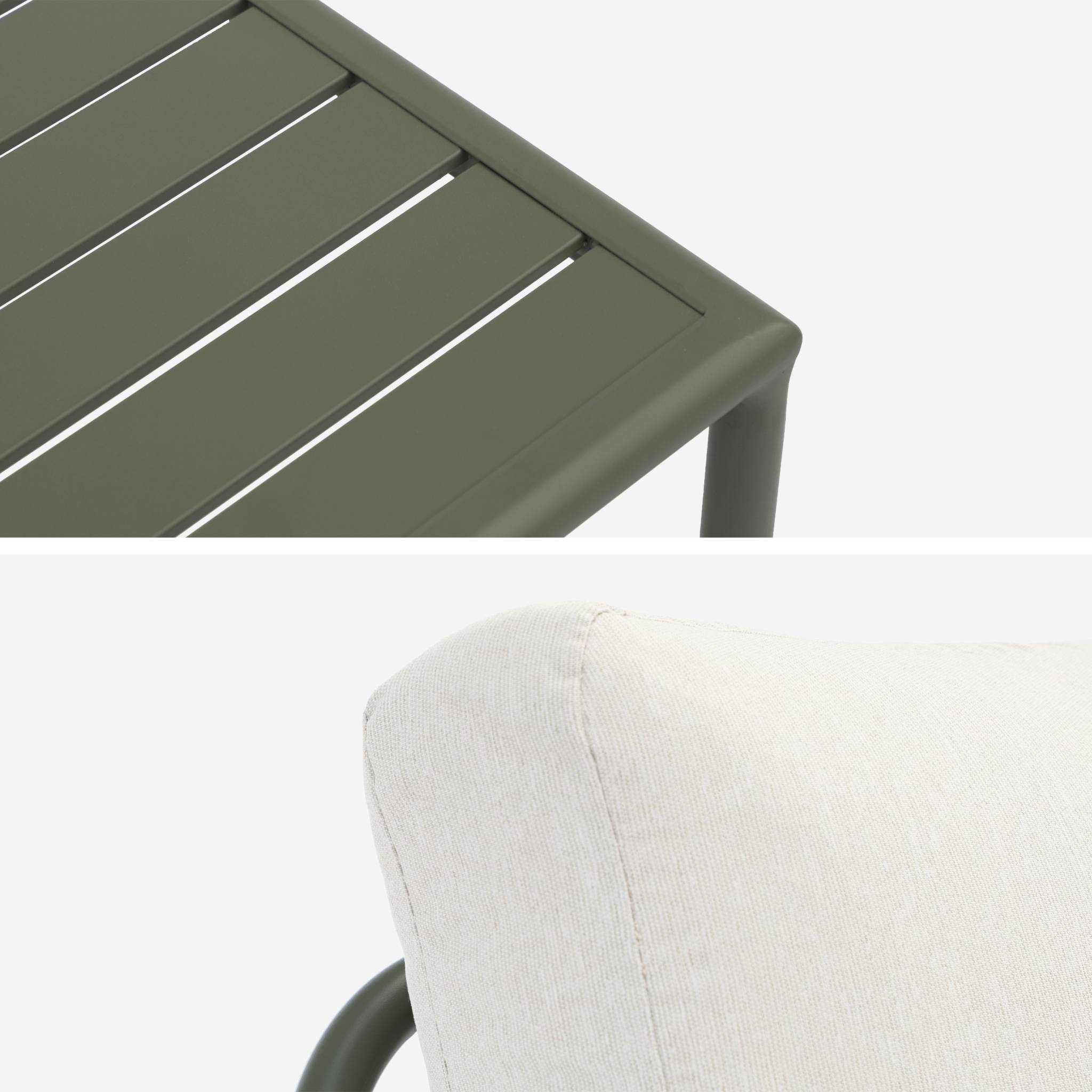 Salon de jardin modulable aluminium 4 places ARCADIA