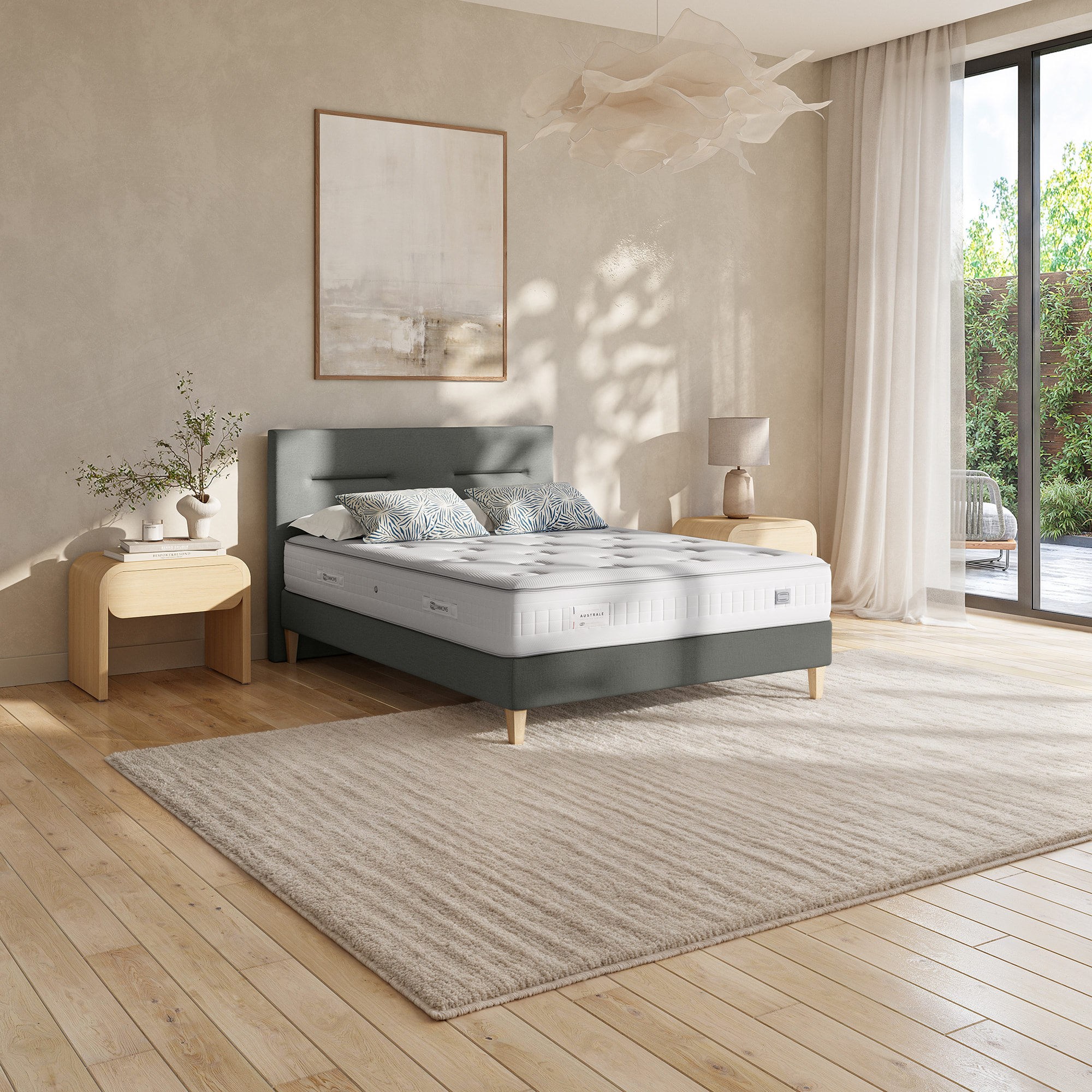 Matelas Australe extra-ferme, ressorts ensachés,, H27