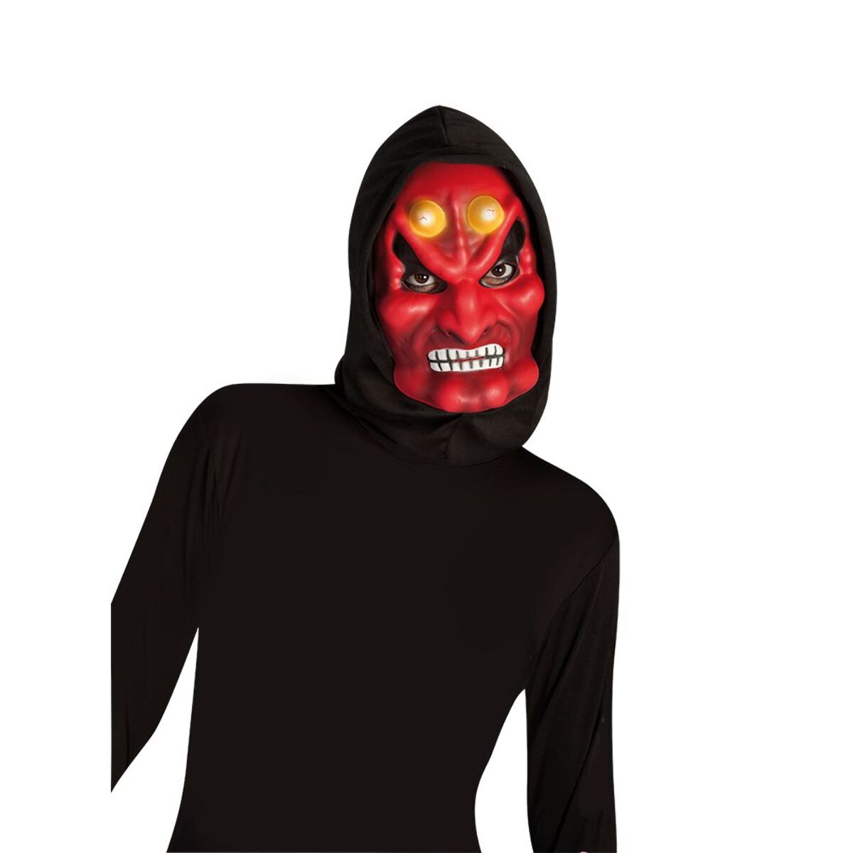 MASCARA DEVIL CON CAPUCHA