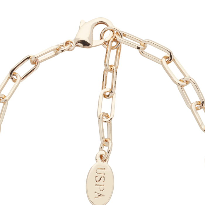 Bracciale U.S. Polo Assn. In metallo placcato oro