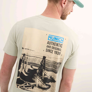 Camiseta de Algodón Orgánico con Gráfico Fotográfico Retro LIFESTYLE T-SHIRT TYLER TEA