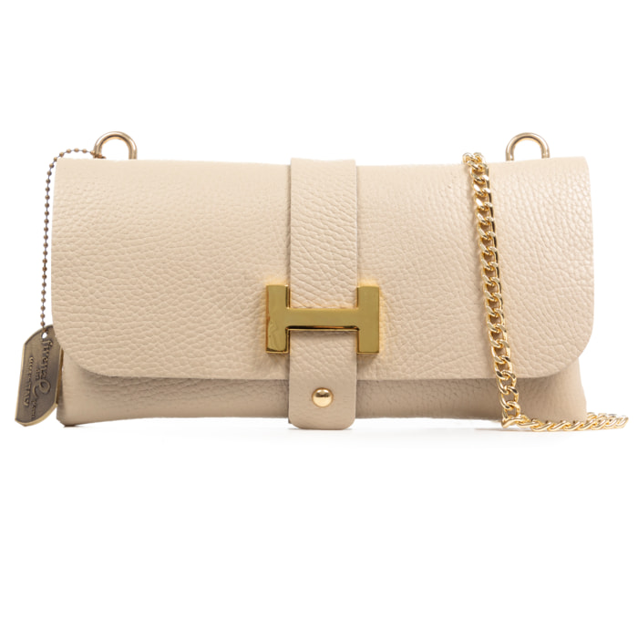 Borsa a tracolla Arta donna. Vera pelle Dollaro.