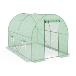 Serre 6m² verte - gamme maraîchère