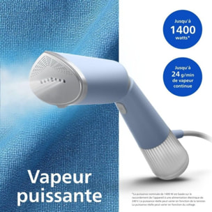 Défroisseur vapeur PHILIPS STH5020/20 Steamer Série 5000 Bleu clair, 35 sec*, 1300W