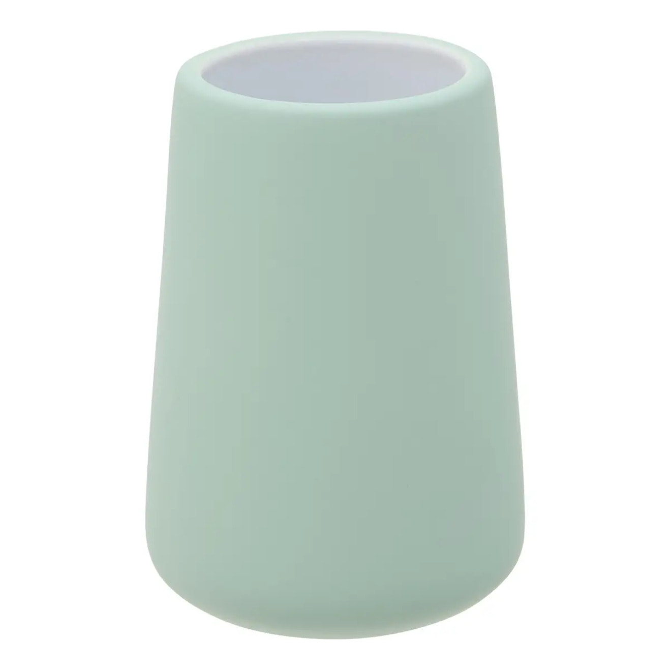 Porte-brosse à dents Colorama rond D.8xH.12cm vert céladon