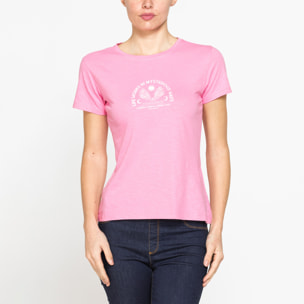 T-SHIRT IN JERSEY SLUB CON STAMPA