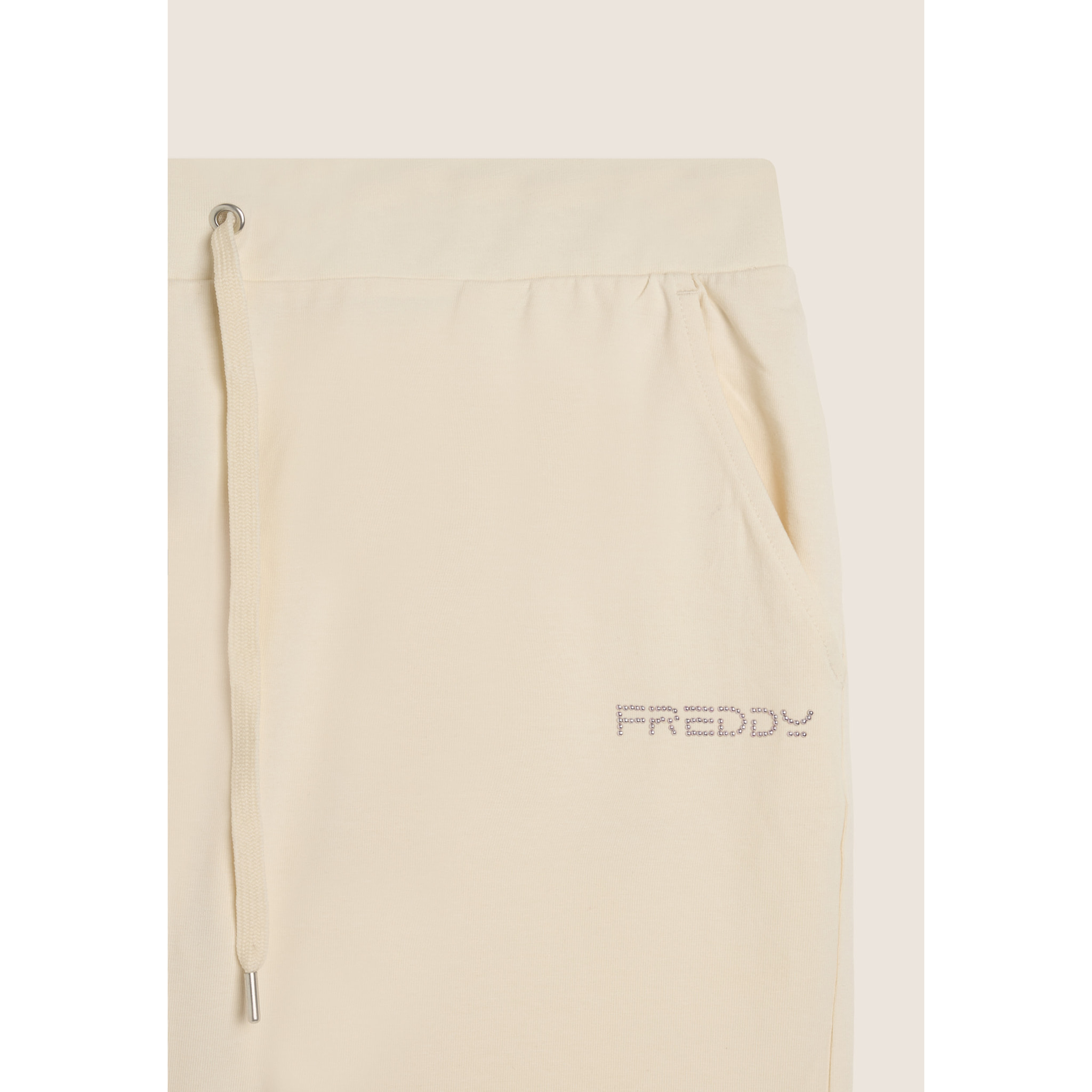 Pantaloni Corti in Jersey con Coulisse e Logo FREDDY