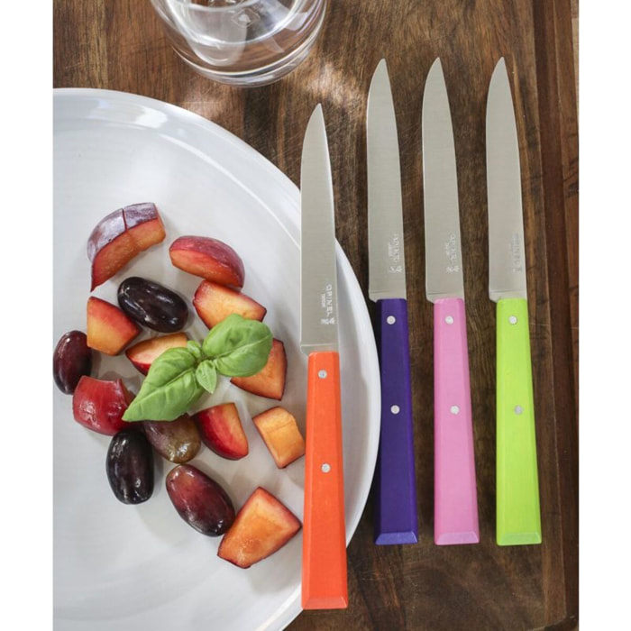 Set de couteaux OPINEL Bon appétit Pop 4 couteaux de table