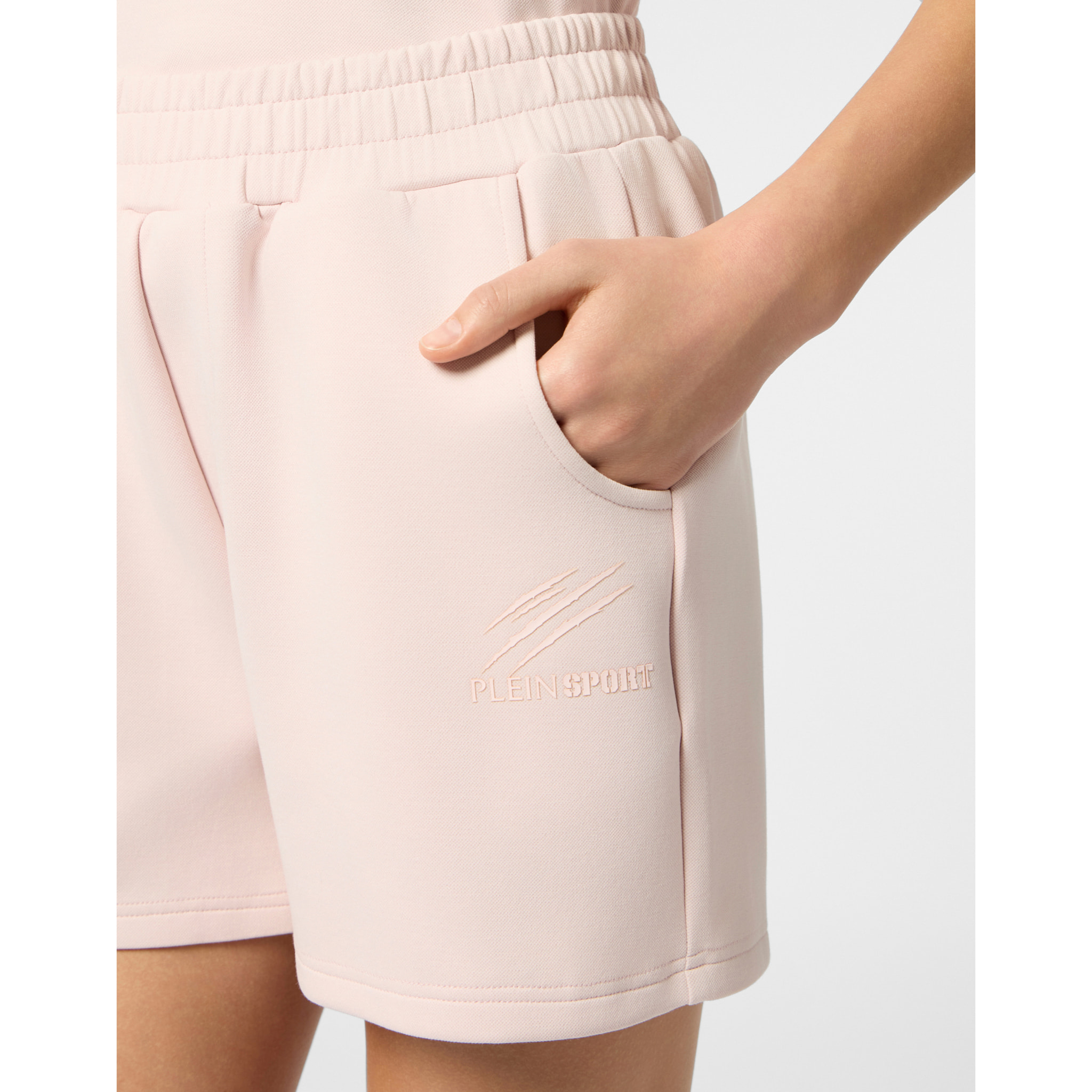 PLEIN SPORT Loose Fit Shorts Icon Scratch