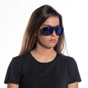 Occhiali da sole OCEAN BAY - montatura opaca light tartarugata marrone e blu