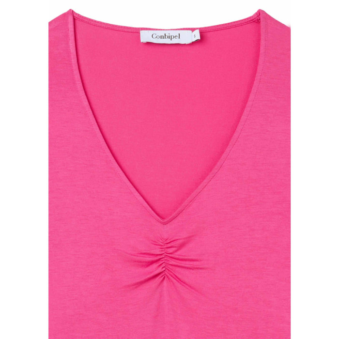 CONBIPEL T-SHIRT FUCSIA CHIARO