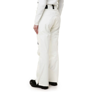 Kappa - Pantaloni Donna Bianco - 6Cento 665 Ita