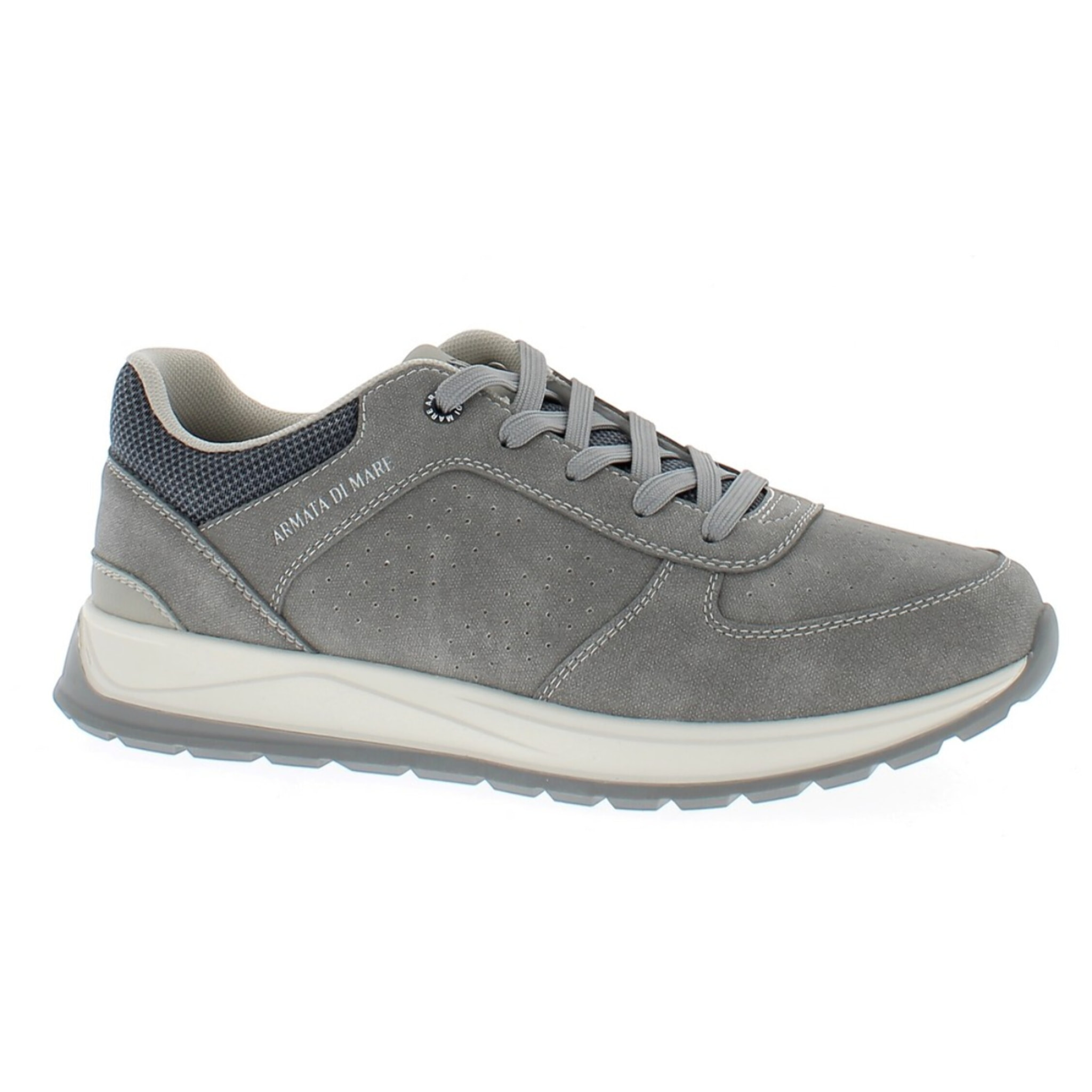 Armata di Mare Scarpe Uomo Sneakers Casual Stringate con Soletta Rimovibile in Memory Foam AMU S25L714 Grey