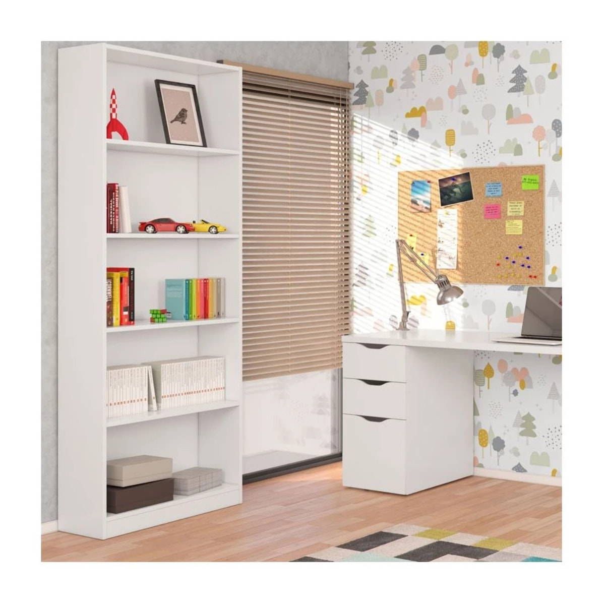 Estantería Stylus Blanco Artik (Blanco Mate)