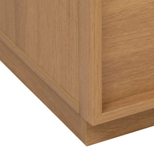 Commode Framy 6 tirois bois foncé