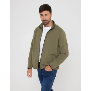 Chaqueta Cremallera Caqui - Tigio
