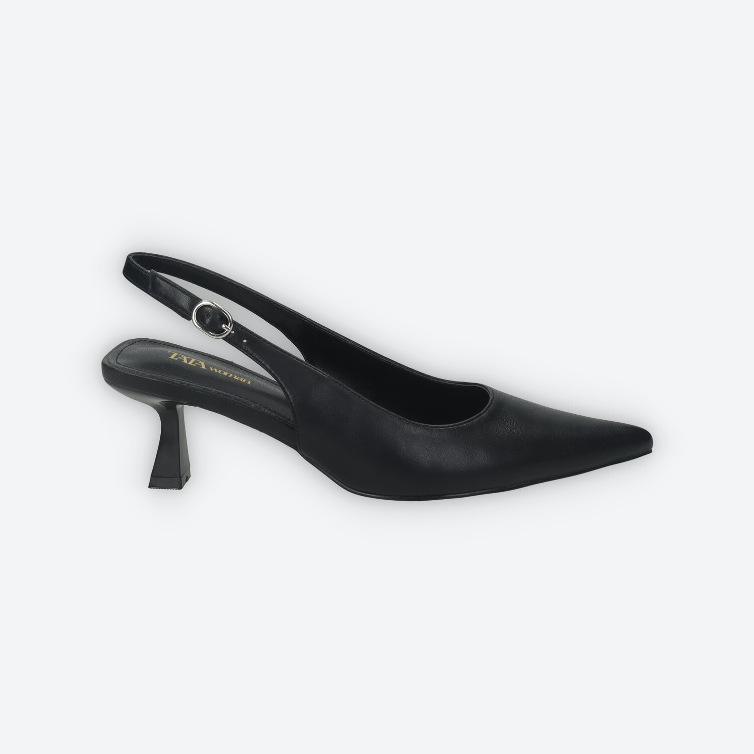 Décolleté sling back Donna Tata Italia Nero