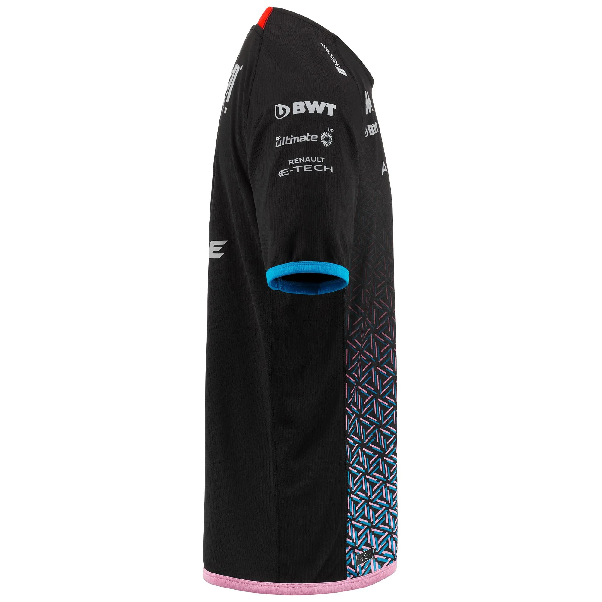 Kappa - Maglie gioco Bambino Nero - KOMBAT OCON ALPINE F1